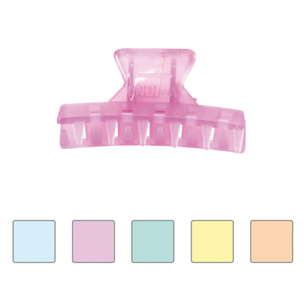 BAG 6 CLAMPS PLASTIC SMALL TRANSLUCENT