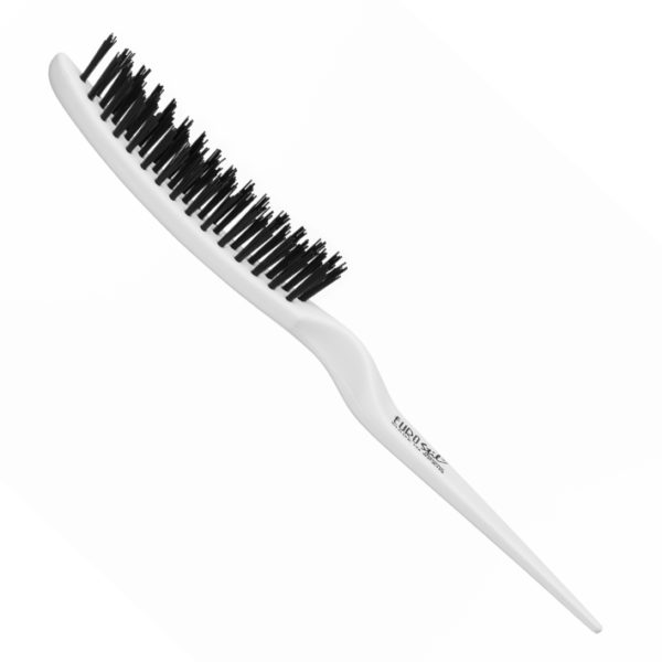 CRIMPING BRUSH CURVED NYLON WHITE