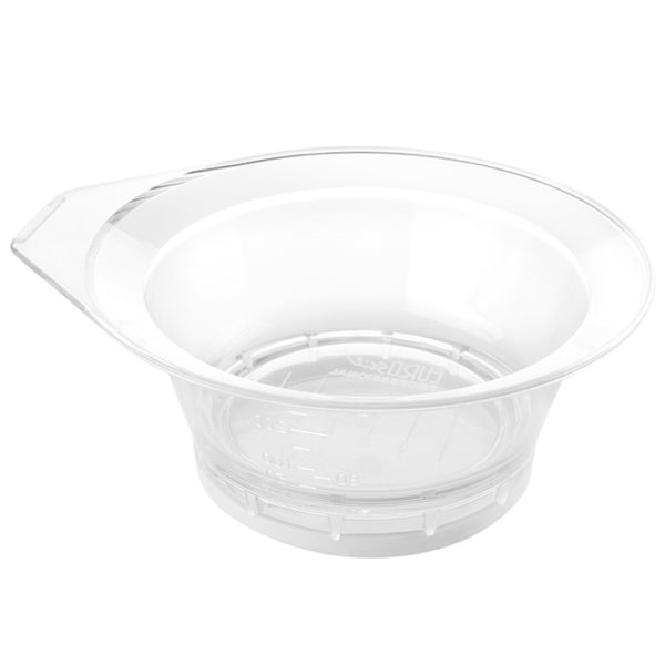 NON-SLIP RUBBER TRANSPARENT BOWL