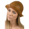 GORRO MECHAS MARRON CAUCHO