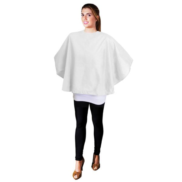 CAPE PROFESSIONAL NYLON WHITE