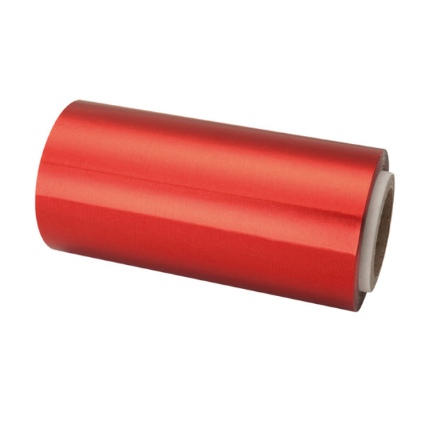 ROLLO PAPEL ALUMINIO 13 CM.ROJO