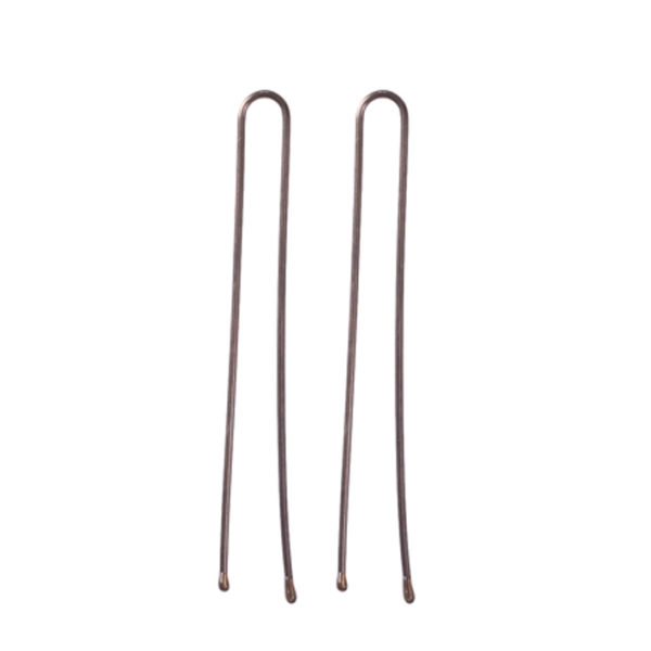 BOX 200g.HAIRPINS BROWN 50 MM