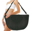 BOLSA PORTA UTILES NEGRA 55 X 37 X 18