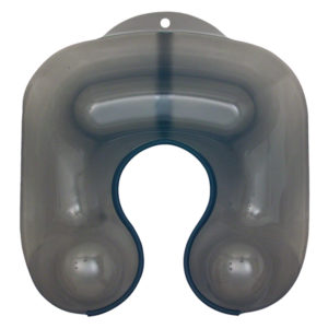 PROTECTOR CUELLO PLAST.CON RIBETE 33X36 NEGRO