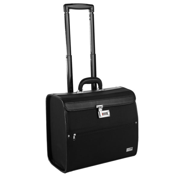 MALETIN TROLLEY NEGRO 42X20X35