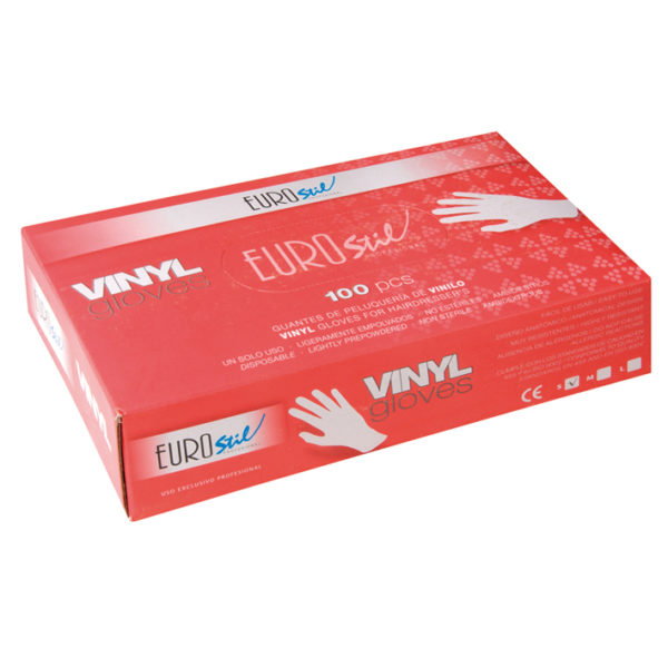 CAJA 100 GUANTES VINILO MEDIANO