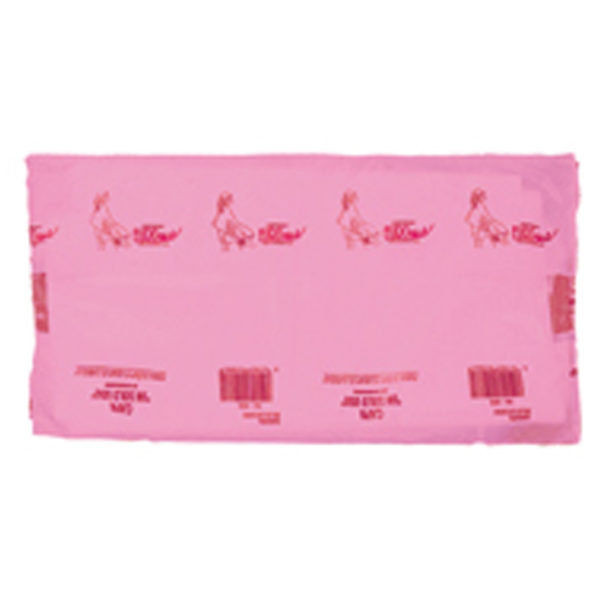 BAG 30 PINK DISPOSABLE CAPES 90X118