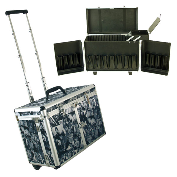 TROLLEY CASE DECORATED 47X24X33CM