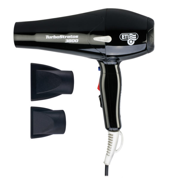 HAIR DRYER TURBO STRATOS 3800 BLACK