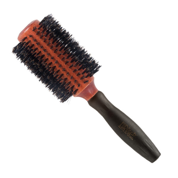 ROUND BRUSH 30MM MIX BOAR RUBBER HANDLE