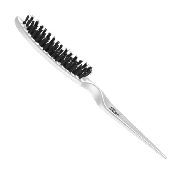 CRIMPING BRUSH CURVED BOAR WHITE