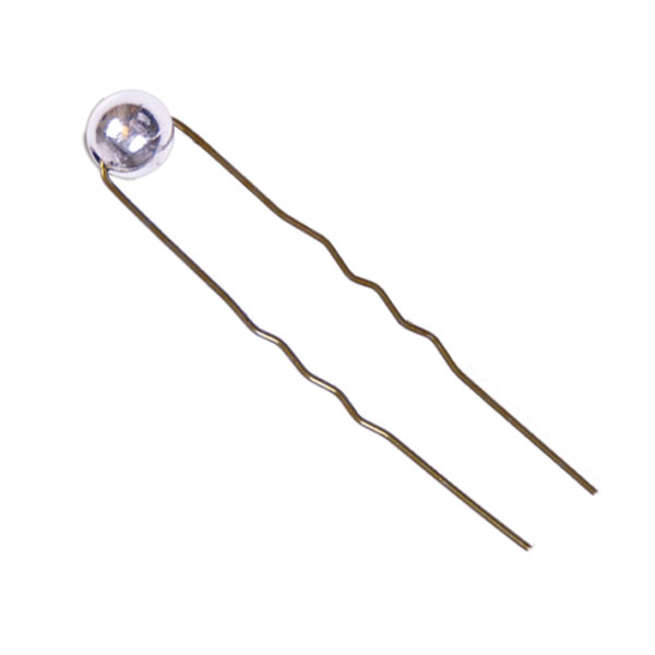 BAG 6 HAIRPINS BRONZE & PEARL SILVER