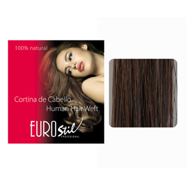 H.WEFT NATURAL REMY DARK BROWN3 100X50 MM