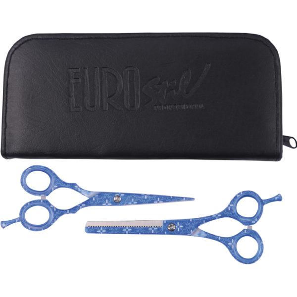 CASE 2 SCISSORS DECOR BLUE