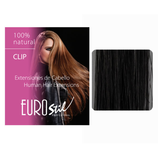 WEFT BLACK 1 15CM. 3 CLIPS