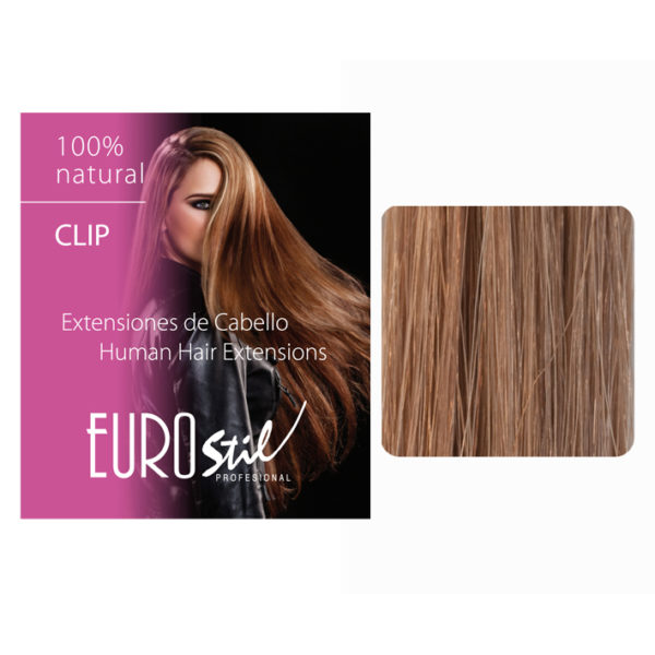 WEFT NATUR.BRWN 12 15CM.3 CLIPS