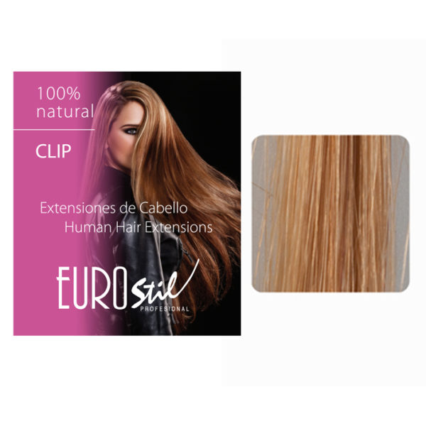 WEFT MED.BLOND 27 15CM.3 CLIPS