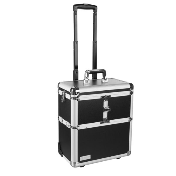 MALETA TROLLEY NEGRA 36X22X42CM