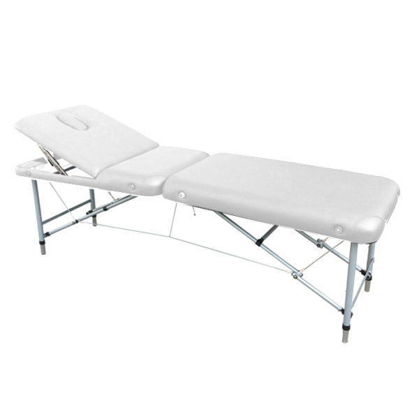 PORTABLE ALUMINIUM BED MASSAGE, WHITE