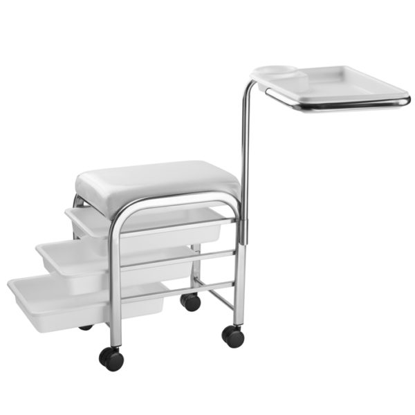 WHITE MANICURE TROLLEY