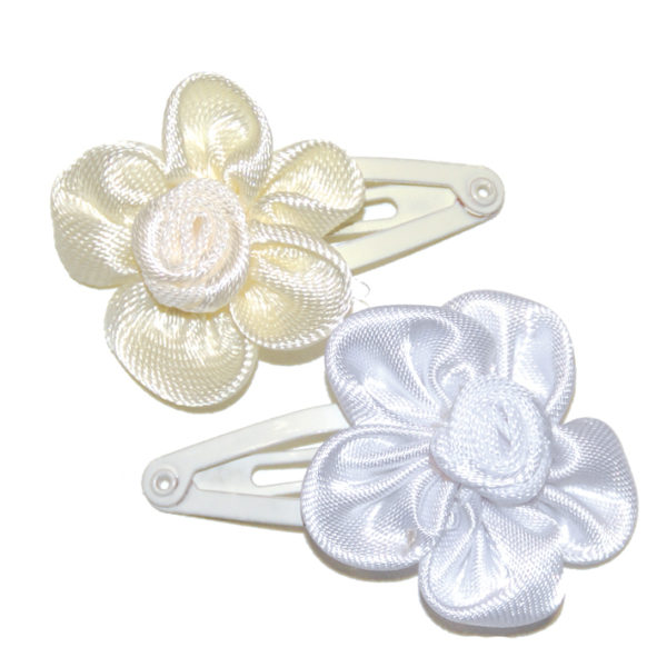 CARD 12 CLIPS 3CM SMALL ROSE