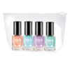 KIT 4 ESMALTES TONO PASTEL