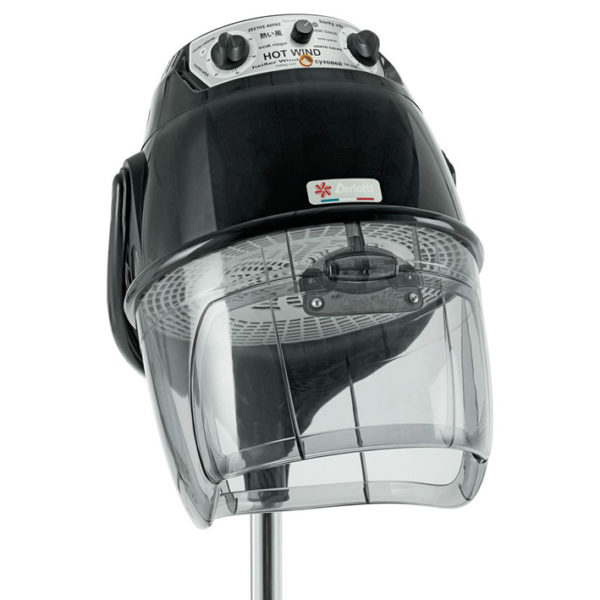 SECADOR CASCO HOT WIND CON SOPORTE PIE