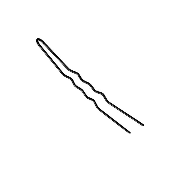 BOX 200 G.CURVED BLACK HAIR PINS 85 MM