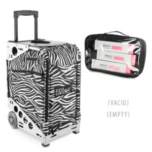 BOLSA PELUQUERIA CON RUEDAS ZEBRA