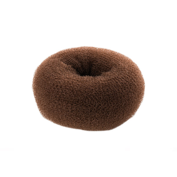 MOUSSE CHIGNON RONDE,CHATAIN 4,5 CM