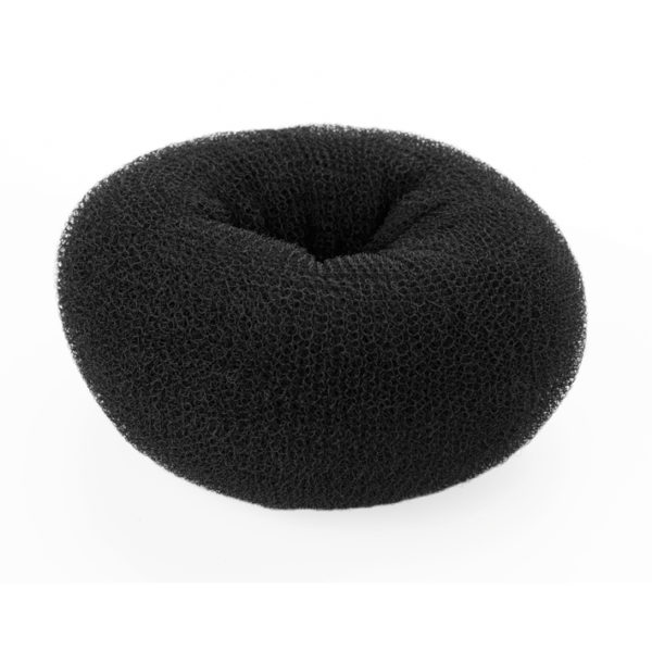 BUN STUFF ROUND, BLACK 6,5CM