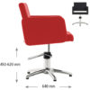 SILLON VENUS ROJO