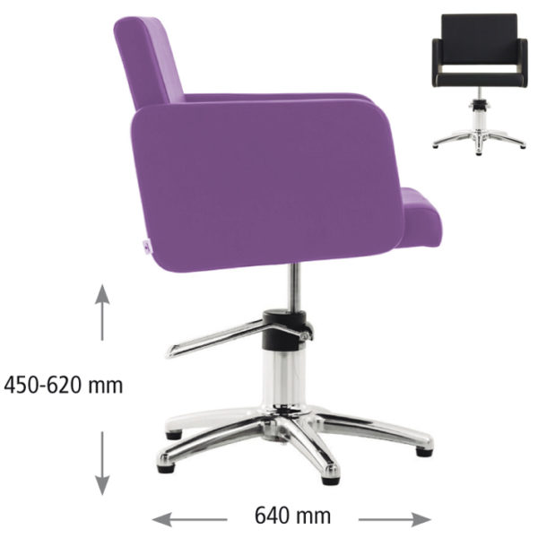 FAUTEUIL COIFFAGE VENUS LILAS