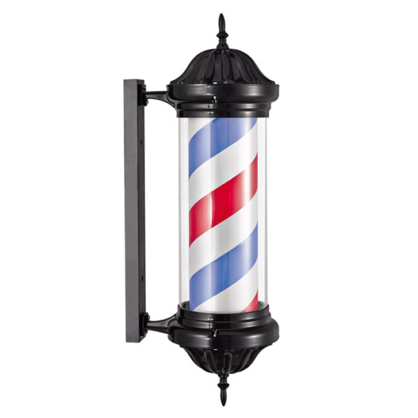 BLACK BARBER POLE