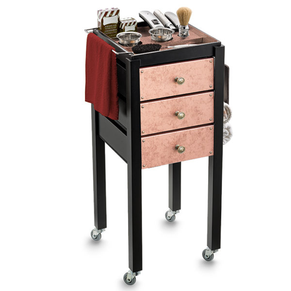 COPPER BARBER TROLLEY