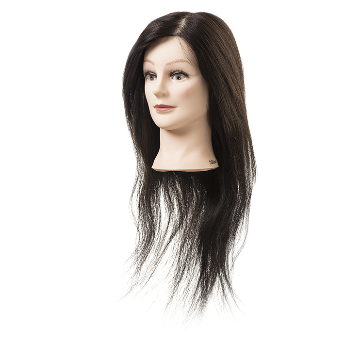 Mannequin Head Rose Natural Hair 55 60 Cm Eurostil