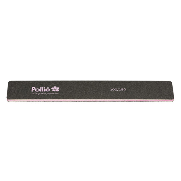 NAIL FILE 100/180 BLCK 28X178MM SQUARE W/BAG