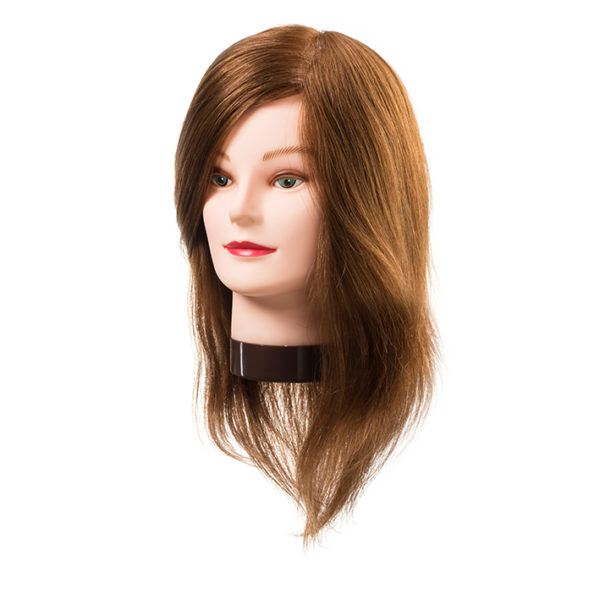 TRAINING HEAD LUCY,NATURAL HAIR 20-30 CM