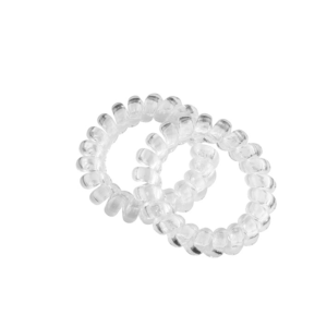 04840_56 PACK 2 GOMAS ESPIRAL GRANDE 55MM TRANSPARENTE