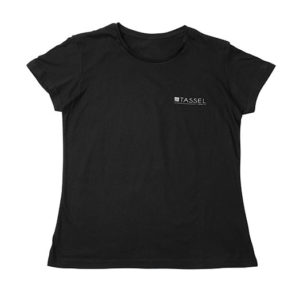 Camiseta negra Tassel 06284