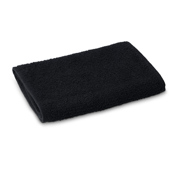 BLACK BARBER TOWEL