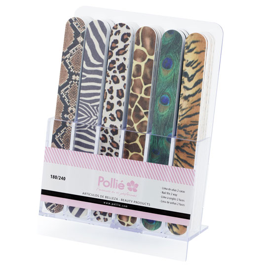 EXHIBITOR 48 ANIMAL PRINT NAIL FILES