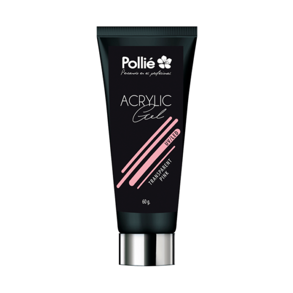 GEL ACRILICO P-LACK ROSA TRANSPARENTE