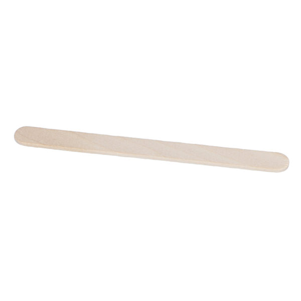 BAG OF 100 WOODEN WAX SPATULAS 115 X 10 X 2 MM