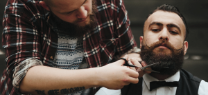 Tijeras de corte y de esculpir para el barbero 