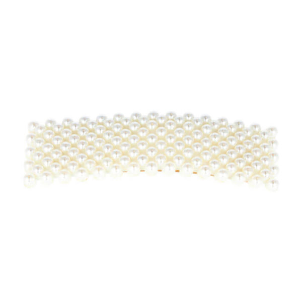 BARRETTES CLIC CLAC AVEC PERLES XL 2 U