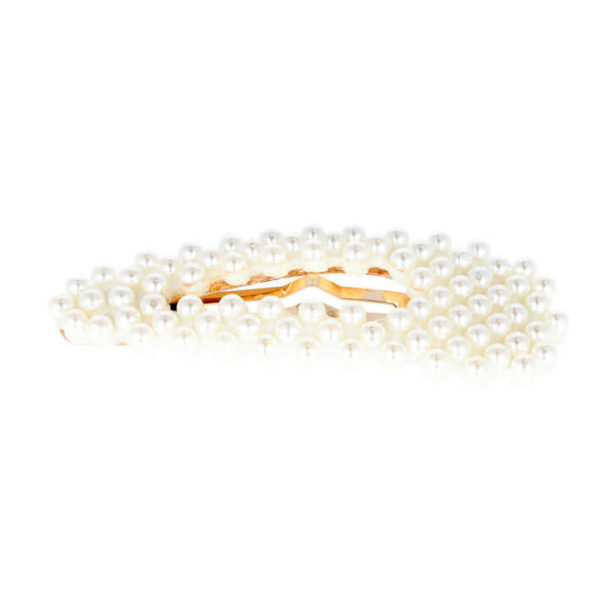 BARRETTES CLIC CLAC AVEC PERLES 2 U