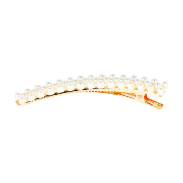 CURVED HAIR GRIP WITH MINI-PEARLS 2 PCS