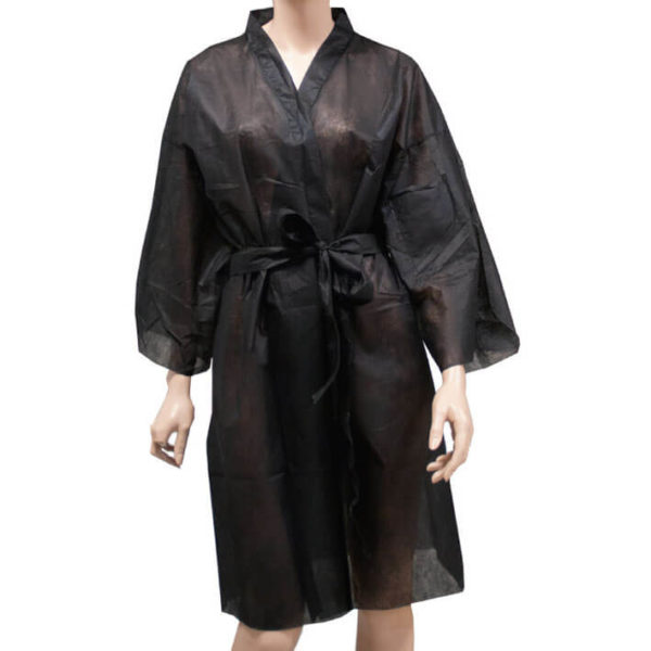 KIMONO DESCARTÁVEL PRETO